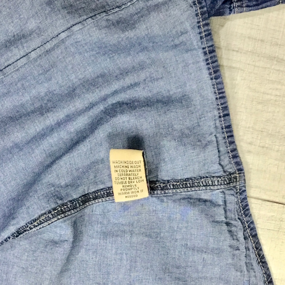 🐾 Highway (HWY) jeans button up top XL - Picture 5 of 8